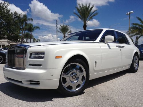 2013 rolls-royce phantom 1 owner florida car clean carfax english white