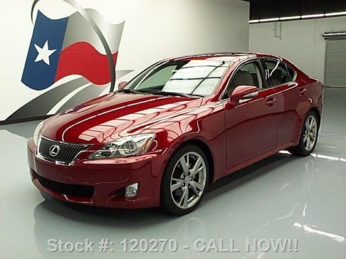 2010 lexus is250 sunroof paddle shift xenons 29k miles texas direct auto