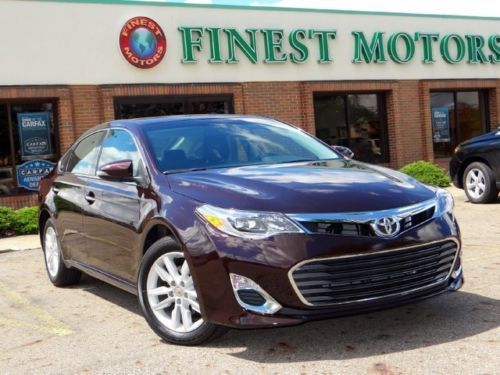 2013(13) toyota avalon xle warranty leather/wood bluetooth audio loaded 1 owner