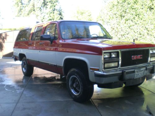 1991 suburban 4x4 one owner original paint loaded southern california truck