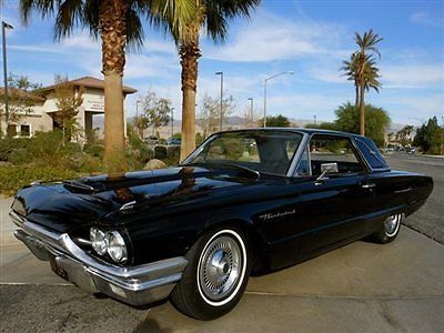 1964 ford thunderbird california black plate t bird two door hardtop no reserve!