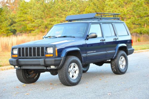 Cherokee xj sport / lifted / new lift, tries, rack, line-x &amp; more / stage 2