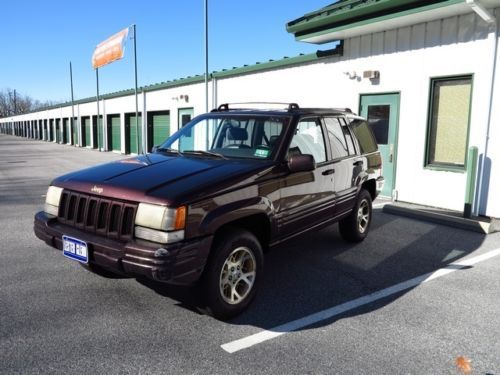 1996 jeep grand cherokee limited automatic 4-door suv non smoker no reserve