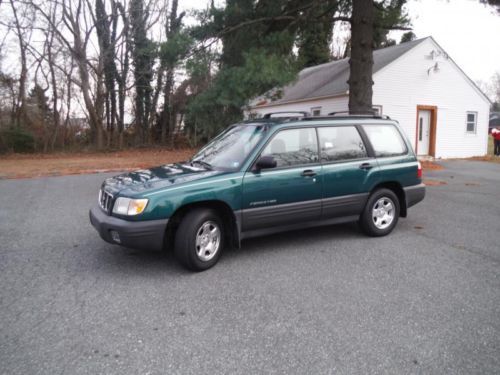 2001 subaru forester l no reserve clean carfax runs great reliable inspected