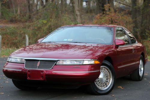 1995 lincoln mark viii coupe v8 loaded leather serviced carfax certified low mi