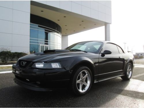 2003 ford mustang gt coupe 5 speed black factory chrome wheels loaded must see