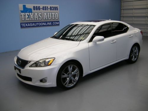 We finance!!!  2009 lexus is 250 sport roof paddles leather 6 cd texas auto