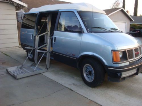 1991 gmc safari xt, wheel chair van, rust free, 89k, a/t l@@k