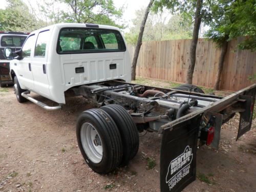 Buy used 2002 FORD F550 POWERSTROKE 7.3 DIESEL CREW CAB AND CHASSIS DRW