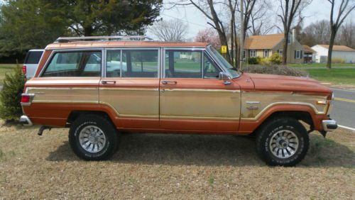 1981 grand jeep wagoneer limited 4x4 automatic no reserve!!!!!