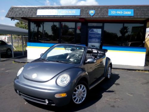 Real clean new beetle cabriolet 5 speed manual cd leather new tires