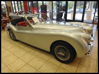 1953 jaguar xk120 open two-seater replica, air conditioning, automatic 195 hp