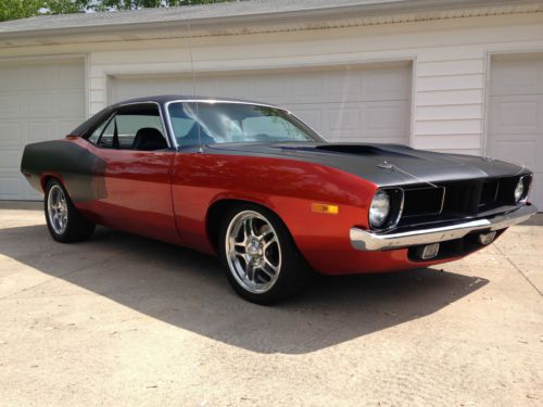 1974 plymouth barracuda stunning color combo. a must see. factory a/c