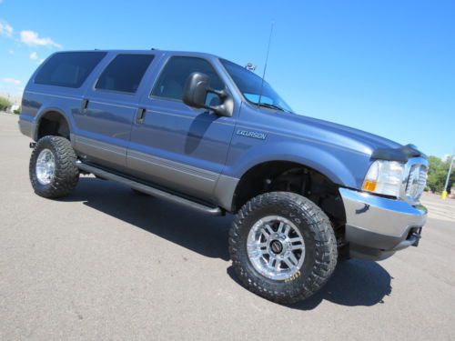2003 ford excursion diesel 4x4 81k miles lifted beautiful xlt no salt no smoke