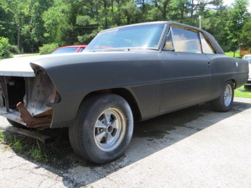 1967 67 chevy nova chevy ii great project car setup for sbc 2 door hardtop