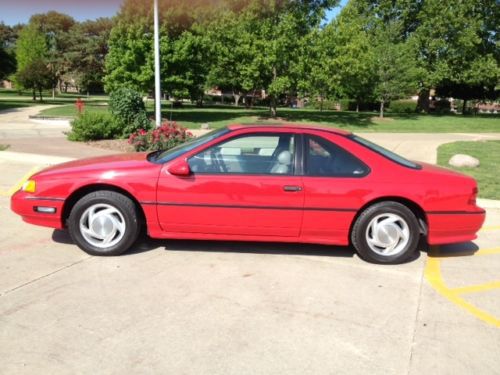 1992 ford thunderbird super coupe 3.8l supercharged: all original! 25,000 miles
