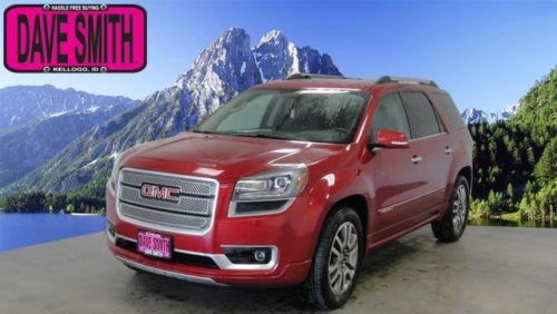 13 gmc acadia denali awd leather ac seats panoramic sunroof remote start onstar