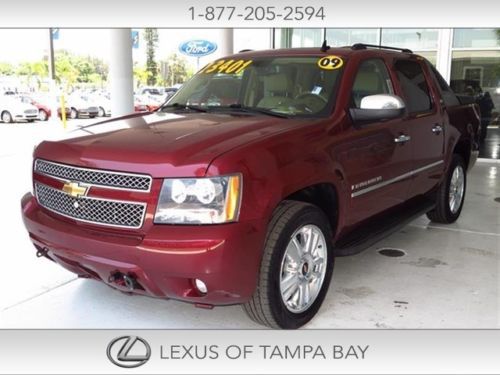 Chevrolet avalanche 112k mi 1 owner 4x4 navi heated leather dvd rv fact tow