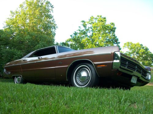 71 plymouth sport fury 4dr ht gran coupe 360 at 65k actual showroom drive home!