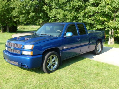 Supercharged 2003 chevrolet silverado ss arrival blue procharger