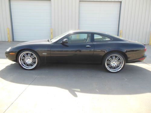 1998 jaguar xk8 base coupe 2-door 4.0l custom wheels black loaded leather nice!