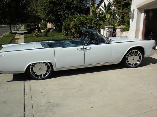 1964 lincoln continental convertible, american classic car, suicide doors