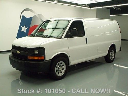 2013 chevy express 1500 cargo van v6 partition only 18k texas direct auto