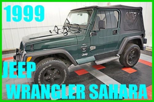 1999 jeep wrangler sahara nice! 4.0! 4wd! 60+ photos! sharp! must see!