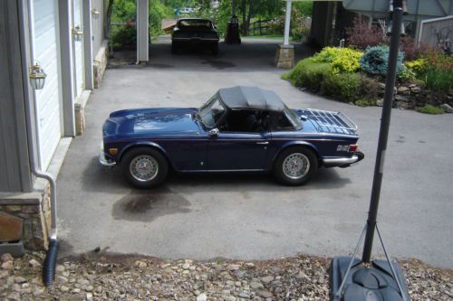 Triumph tr6 with overdrive 1974 no reserve