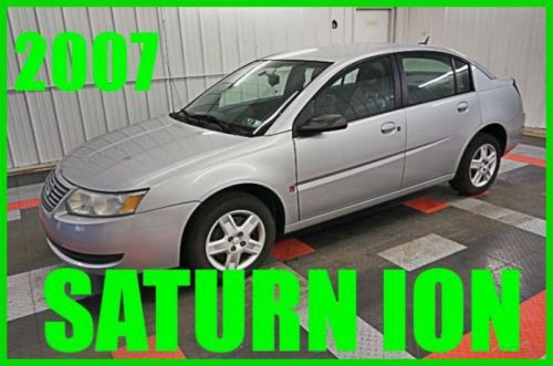 2007 saturn ion 2 wow! one owner! gas saver! 60+ photos! must see!
