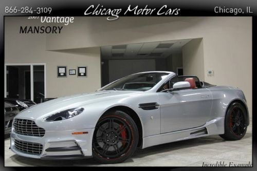 2007 aston martin vantage rare mansory kit hre wheels red leather f1 shifters