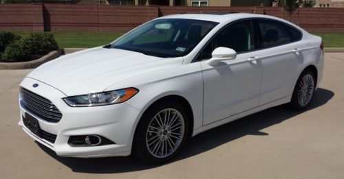 2013 ford fusion se luxury pkg 2.0 turbo 778 miles only clean title no reserve
