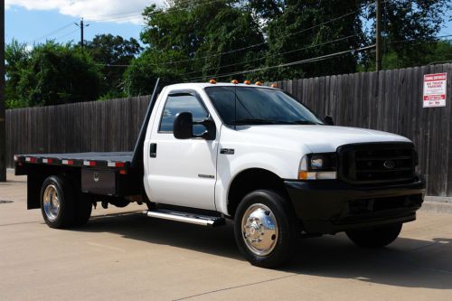 02 ford f450 7.3l diesel 5 speed goose neck flat bed extra clean fully serviced