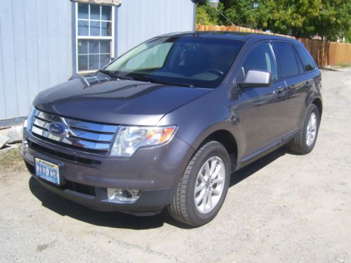 2009 ford edge sel metallic gray great condition low starting bid no reserve