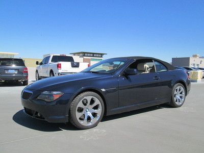 2006 blue v8 leather navigation automatic miles:52k convertible