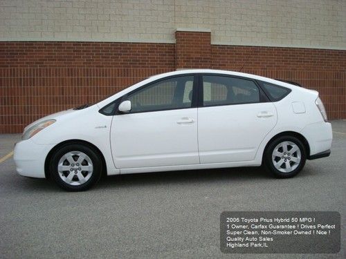 2006 toyota prius hybrid 1 owner 50 mpg non smoker super clean carfax guarantee