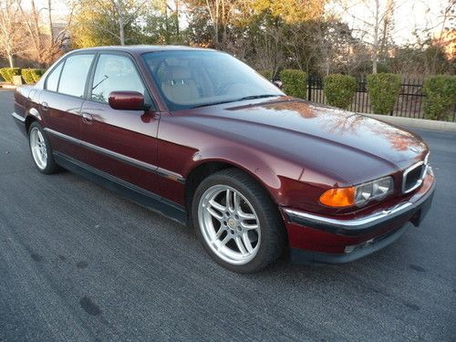 No reserve,1999 bmw 740i premium/sport/cold weather package/xenons/18" rims