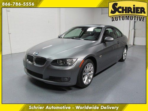2009 bmw 335xi 3 series gray black heated leather paddle shifter