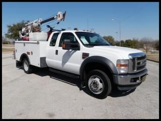 F550 4x4 6.4 diesel 9' caseco stellar crane service body utility -  we finance!