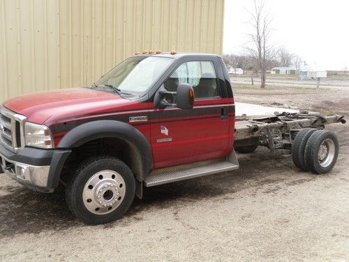 2007 ford f450 4x4 chassis - rear air ride - ready to use! no reserve!!