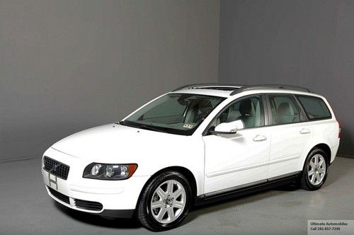 2006 volvo v50 sunroof leather xenons wood alloys 63k miles super clean carfax !