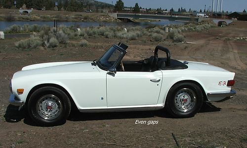 White, black int &amp; top, 4-speed no o/d, rollbar, weber side-draft carbs