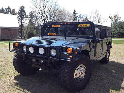 Hummer : h1 4 door wagon loaded! rare! the 1st release with gas engine!