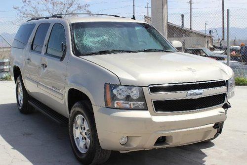 2007 chevrolet suburban lt 1500 4wd damaged salvage runs! loaded priced to sell!