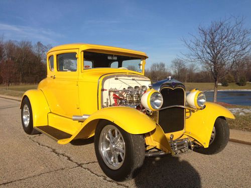 1930 ford model a street rod-american graffiti-foose and lemat signed!