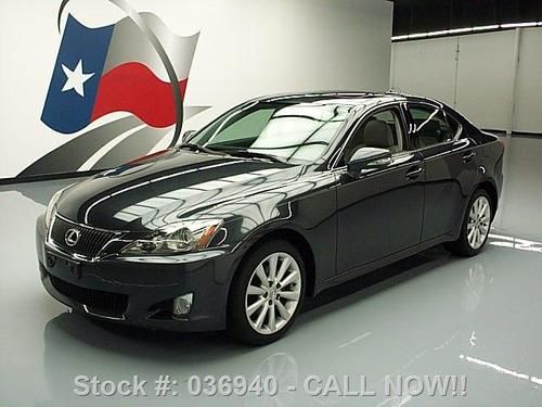 2010 lexus is 250 awd auto sunroof climate leather 24k texas direct auto