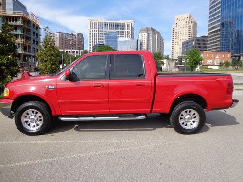 2001 ford f150 xlt 4x4 auto v8 5.4l crew cab runs great hwy miles  looks new