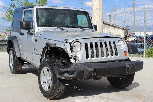 2008 jeep wrangler x damaged salvage 4wd runs! priced to sell export welcome!!