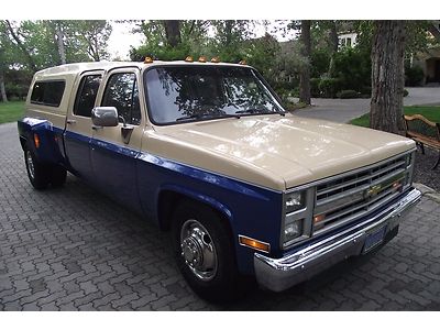 *** awesome c30 dually crew cab truck - 454 - air - loaded***
