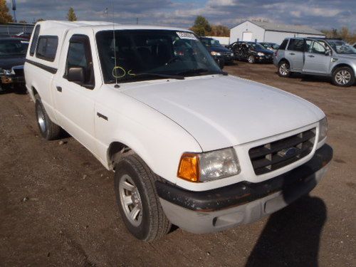 2003 ford ranger white cap best offer automatic clean work truck standard cab
